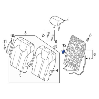 Kia OE - Center Left Seat Armrest Bracket