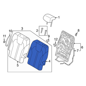 Kia OE - Center Left Seat Back Cushion