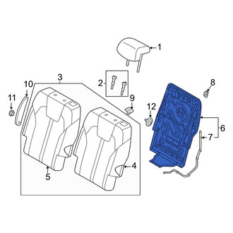 Kia OE - Center Left Seat Back Frame