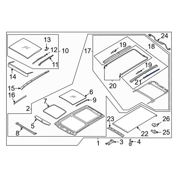 Sunroof Molding