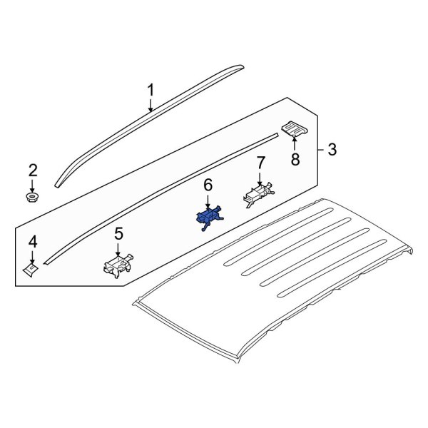 Roof Molding Clip