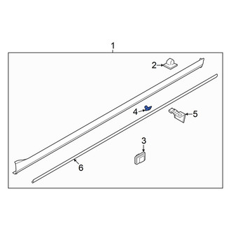 Kia OE - Rocker Panel Molding Clip