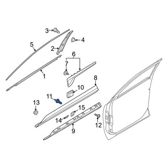 Kia OE - Door Molding Screw