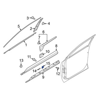 Kia OE - Door Molding Seal