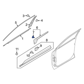 Kia OE - Door Molding Screw