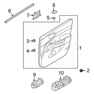 Kia OE - Body A-Pillar Trim Panel Clip