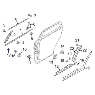 Kia OE - Door Molding Nut
