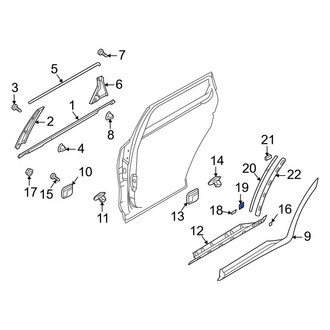 Kia OE - Door Molding Seal