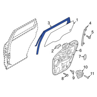 Kia OE - Rear Left Window Channel