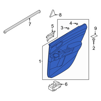 Kia OE - Rear Left Outer Door Outer Panel