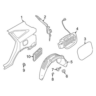 Kia OE - Quarter Panel & Components (EX / LX / S / SX / SX Prestige / X-Line EX / X-Line S / X-Line SX Prestige)