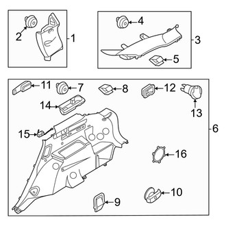 Kia OE - Quarter Panel - Interior Trim
