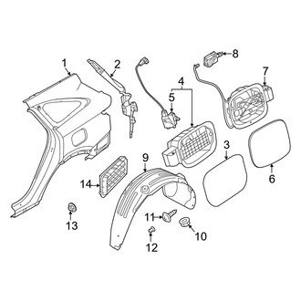Kia OE - Quarter Panel & Components (Hybrid EX / Hybrid SX Prestige / Plug-in Hybrid SX Prestige)