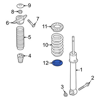 Kia OE - Rear Lower Coil Spring Insulator