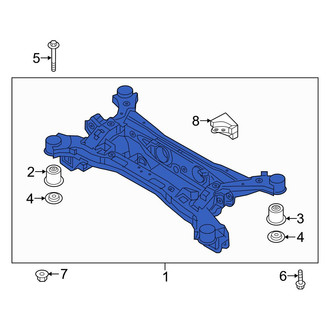 Kia OE - Rear Suspension Subframe Crossmember