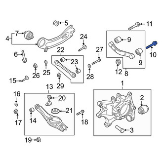 Kia OE - Upper Outer Suspension Control Arm Bolt