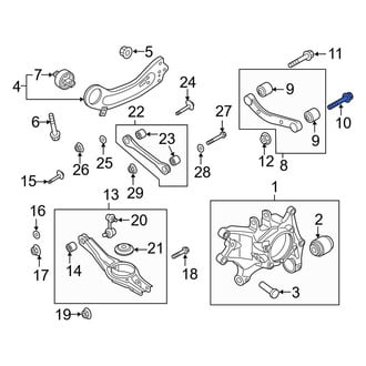 Kia OE - Upper Outer Suspension Control Arm Bolt