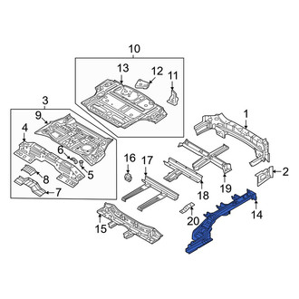 Kia OE - Rear Right Frame Side Member