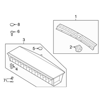 Kia OE - Rear Body & Floor - Interior Trim (EX / LX / S / SX / SX Prestige / X-Line EX / X-Line S / X-Line SX Prestige)