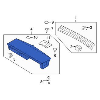 Kia OE - Rear Floor Storage Compartment