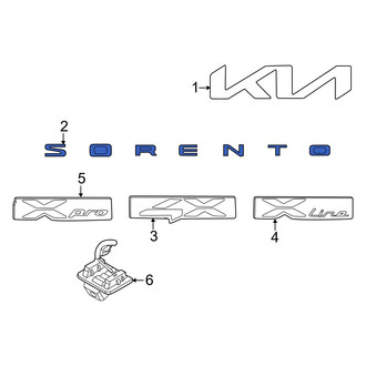 Kia OE - Rear Hatch Emblem