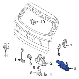 Kia OE - Rear Liftgate Latch