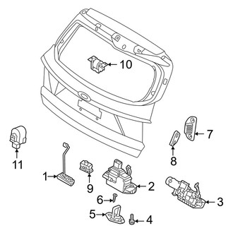 Kia OE - Lift Gate - Lock & Hardware