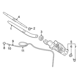 Kia OE - Lift Gate - Wiper & Washer Components