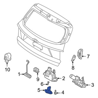 Kia OE - Rear Liftgate Lock Striker Plate