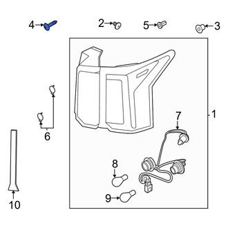 Kia OE - Tail Light Screw