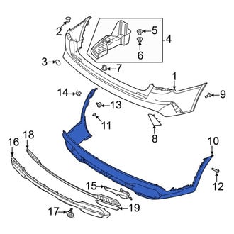 Kia OE - Rear Lower Bumper Cover