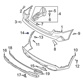 Kia OE - Wheel Arch Molding Nut