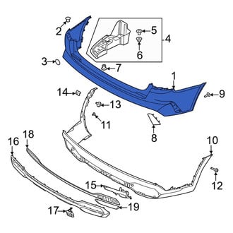 Kia OE - Rear Upper Bumper Cover