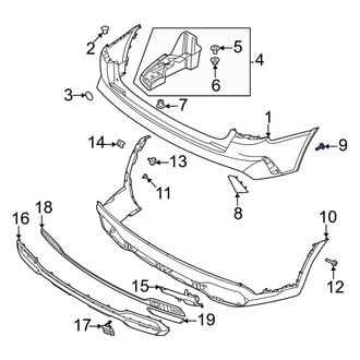 Kia OE - Bumper Impact Bar Screw
