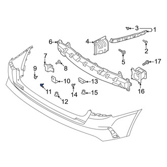 Kia OE - Bumper Impact Bar Screw