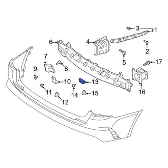 Kia OE - Rear Lower Center Bumper Impact Bar Bracket