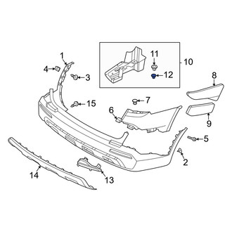 Kia OE - Floor Pan Splash Shield Clip