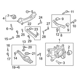 Kia OE - Rear Suspension - Suspension Components