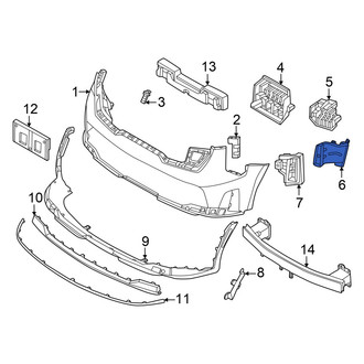 Kia OE - Front Left Brake Air Duct