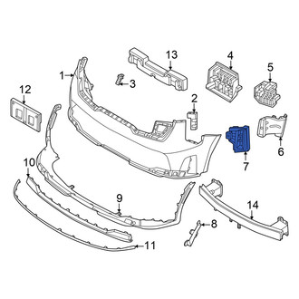 Kia OE - Front Left Bumper Trim