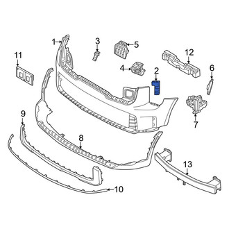 Kia OE - Front Right Upper Inner Bumper Cover Bracket