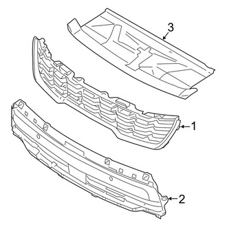 Kia OE - Front Bumper & Grille - Grille & Components