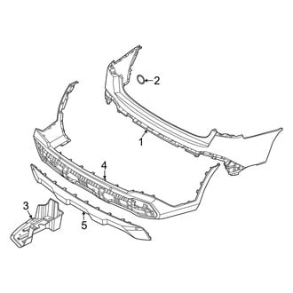 Kia OE - Rear Bumper - Bumper & Components (Bumper Cover & Trim)