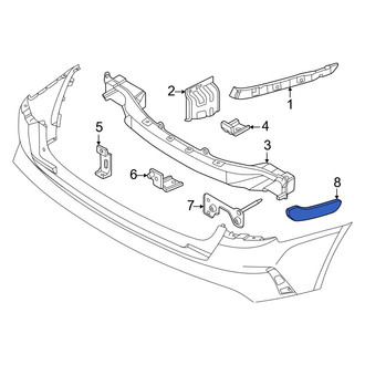 Kia OE - Rear Left Bumper Cover Insulator