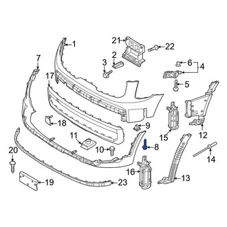 Kia OE - Bumper Cover Screw