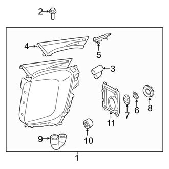 Kia OE - Front Lamps - Headlamp Components (LED)