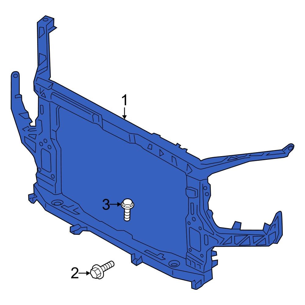 Kia OE 64101S9000 Front Radiator Support Panel