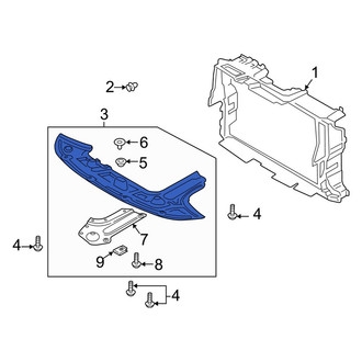 Kia OE - Front Radiator Support Splash Shield