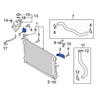 Kia OE - Left Radiator Mount Bracket