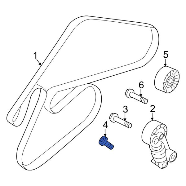 Belt Tensioner Bolt